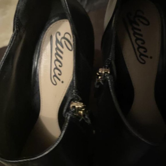 Gucci Black Open Toe Boots/Booties - Picture 6 of 12